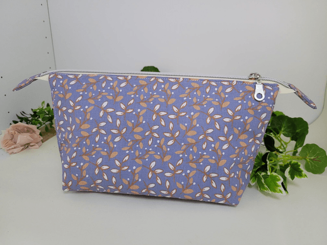 Trousse de toilette double bicolore